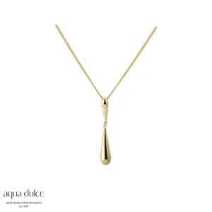Aqua Dulce SHINY DROP halskæde forgyldt 6182