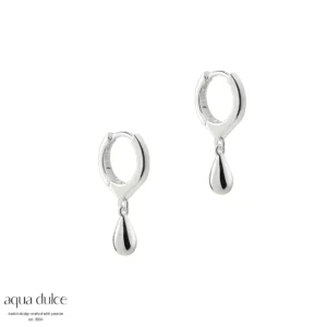 Aqua Dulce SHINY DROP hoops med dråbe 6177