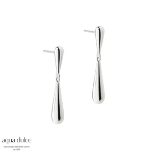 Aqua Dulce SHINY DROP øreringe i sølv 6173