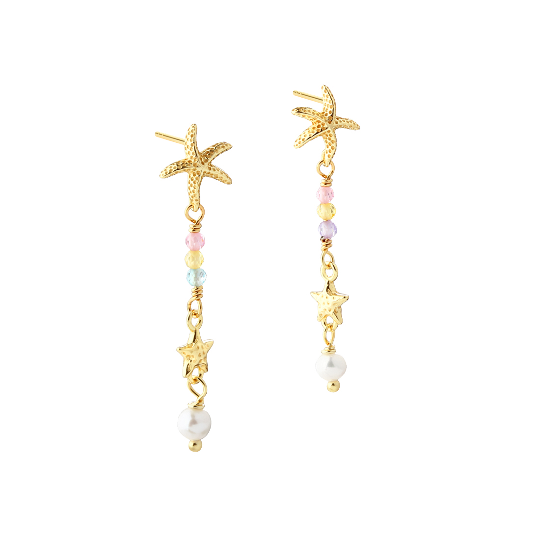 Aqua Dulce STELLA SPLASH øreringe forgyldt 6164