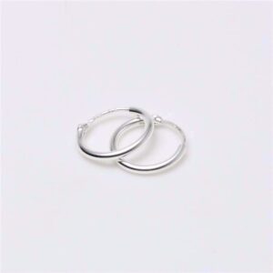 G&S Design sølv creoler/hoops øreringe 11mm 281115