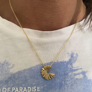 Selma halskæde i forgyldt sølv - Seville Jewelry 2061/3/F