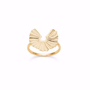 SELMA ring i forgyldt sølv - Seville Jewelry 2061/2/F