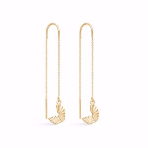Selma ørekæder i forgyldt sølv - Seville Jewelry 11579/F