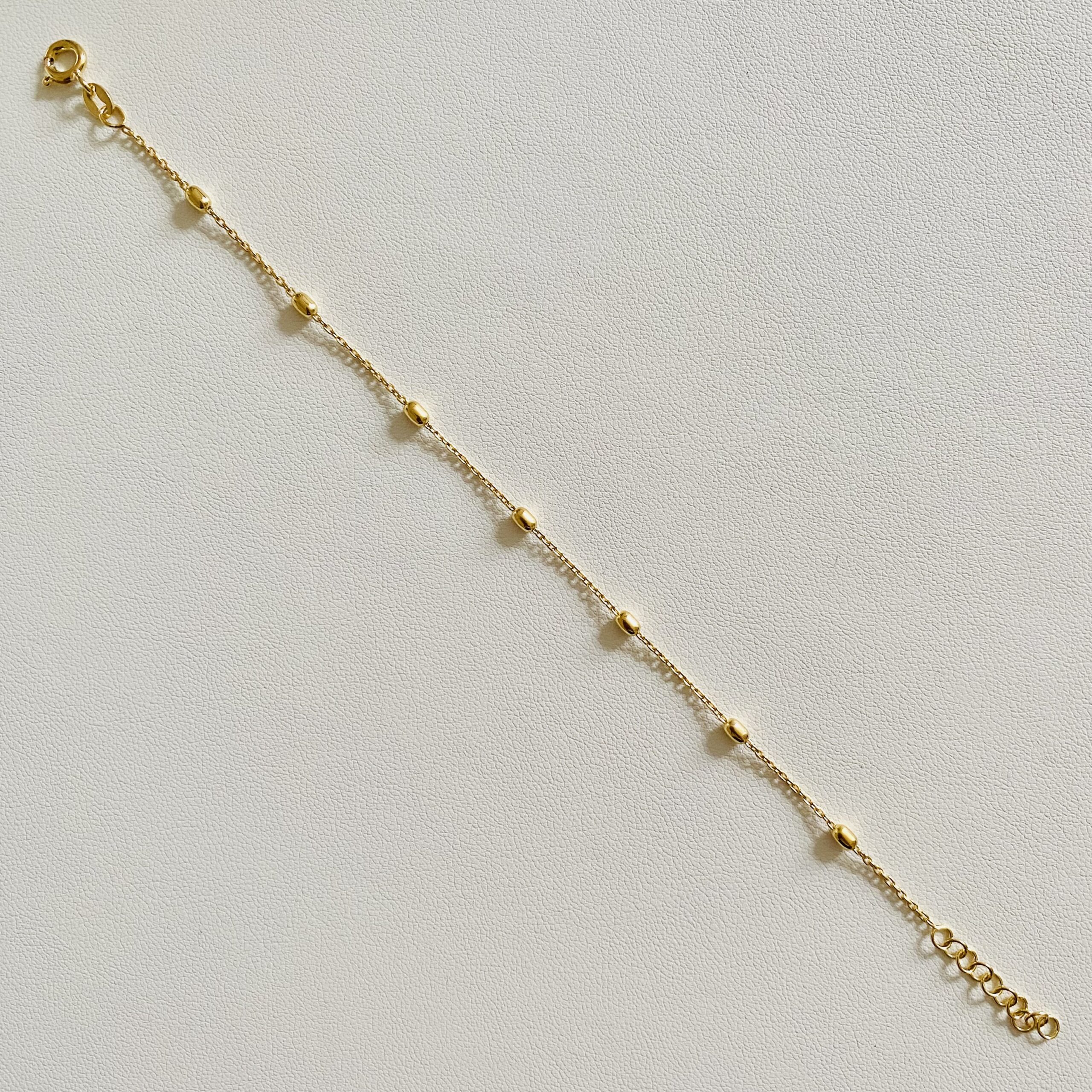 Forgyldt armbånd med kugler 8904/F - Billede 2