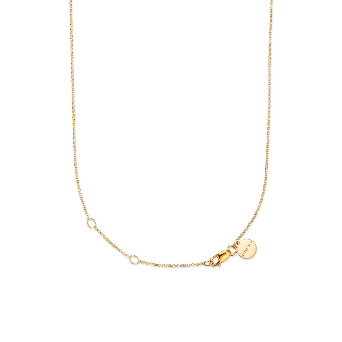 Flora Danica - Dild halskæde forgyldt sølv DF-Ne-G - Billede 3