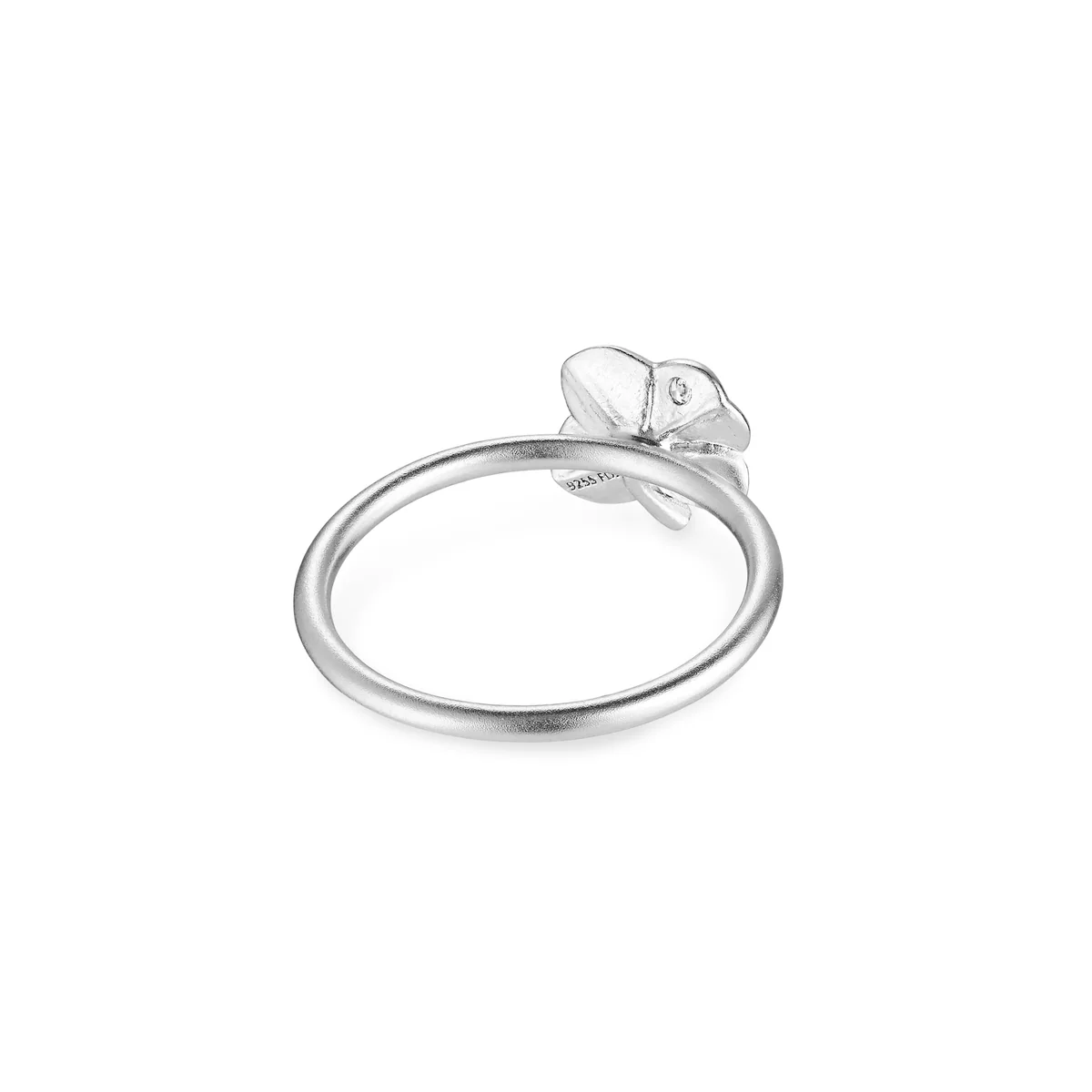 Flora Danica - Firkløver ring i sølv FLC-Ri-S - Billede 3