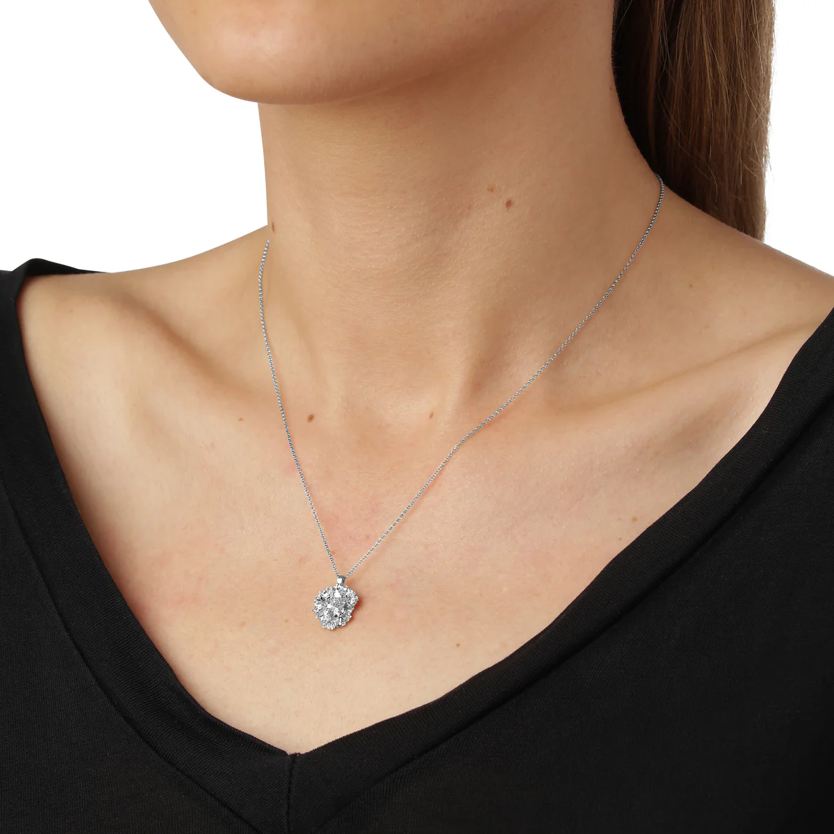 Flora Danica - Persille halskæde i sølv PAR-Ne-S - Billede 2