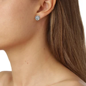 Flora Danica - Persille ørestikkere i sølv PAR-StPc-S