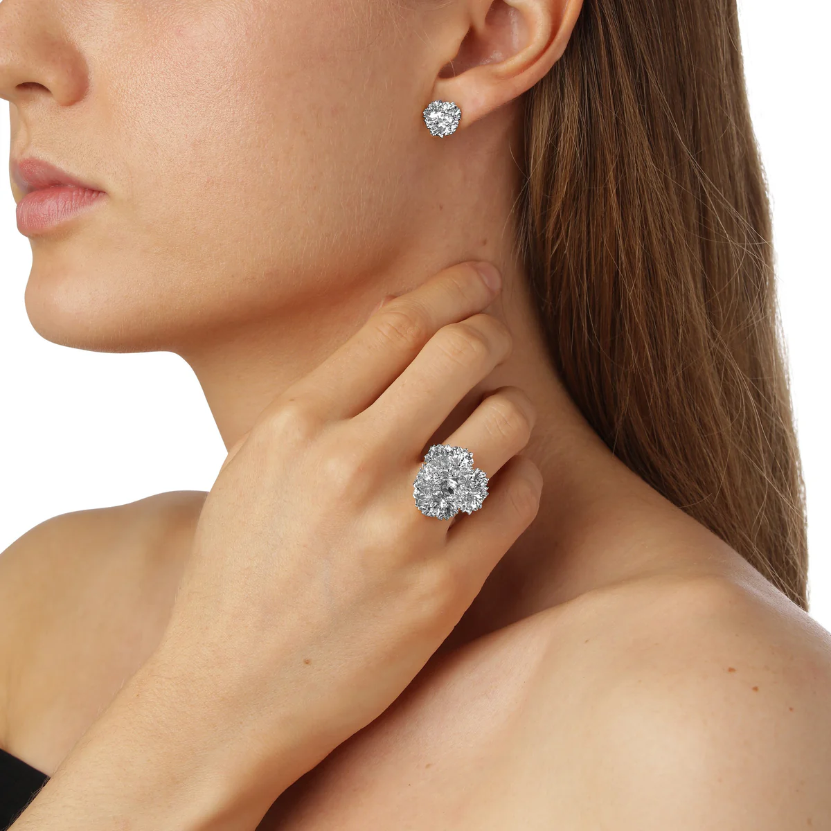 Flora Danica - Persille statement ring i sølv PAR-StRi-S - Billede 2