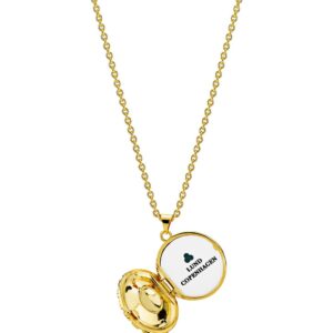 Lund Copenhagen marguerit medaljon halskæde 9025022-M