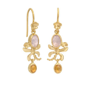 Rabinovich DRAGONFLY ørehængere forgyldt sølv 81220473