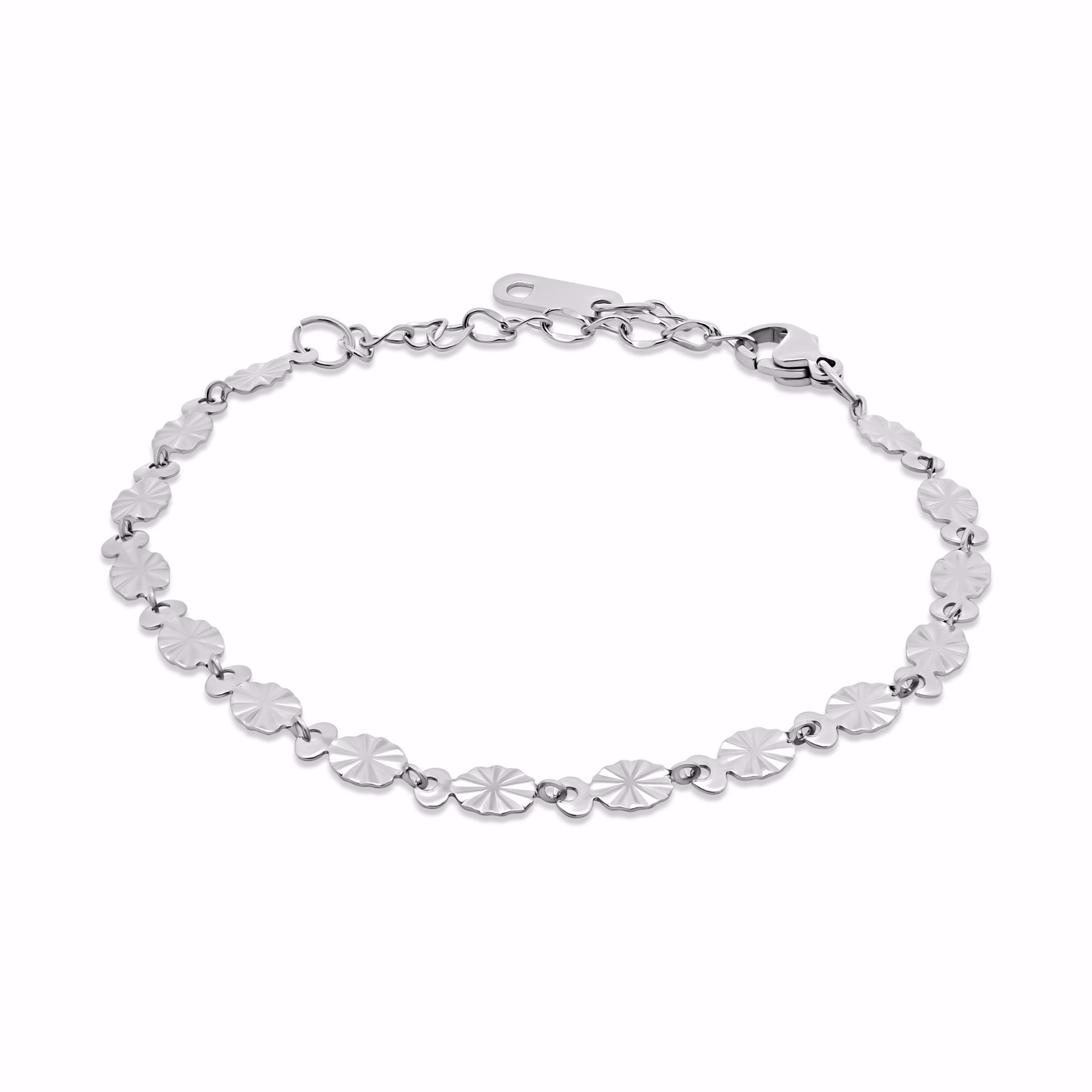 Plissé armbånd i stål - CO88 - 8CB-91367