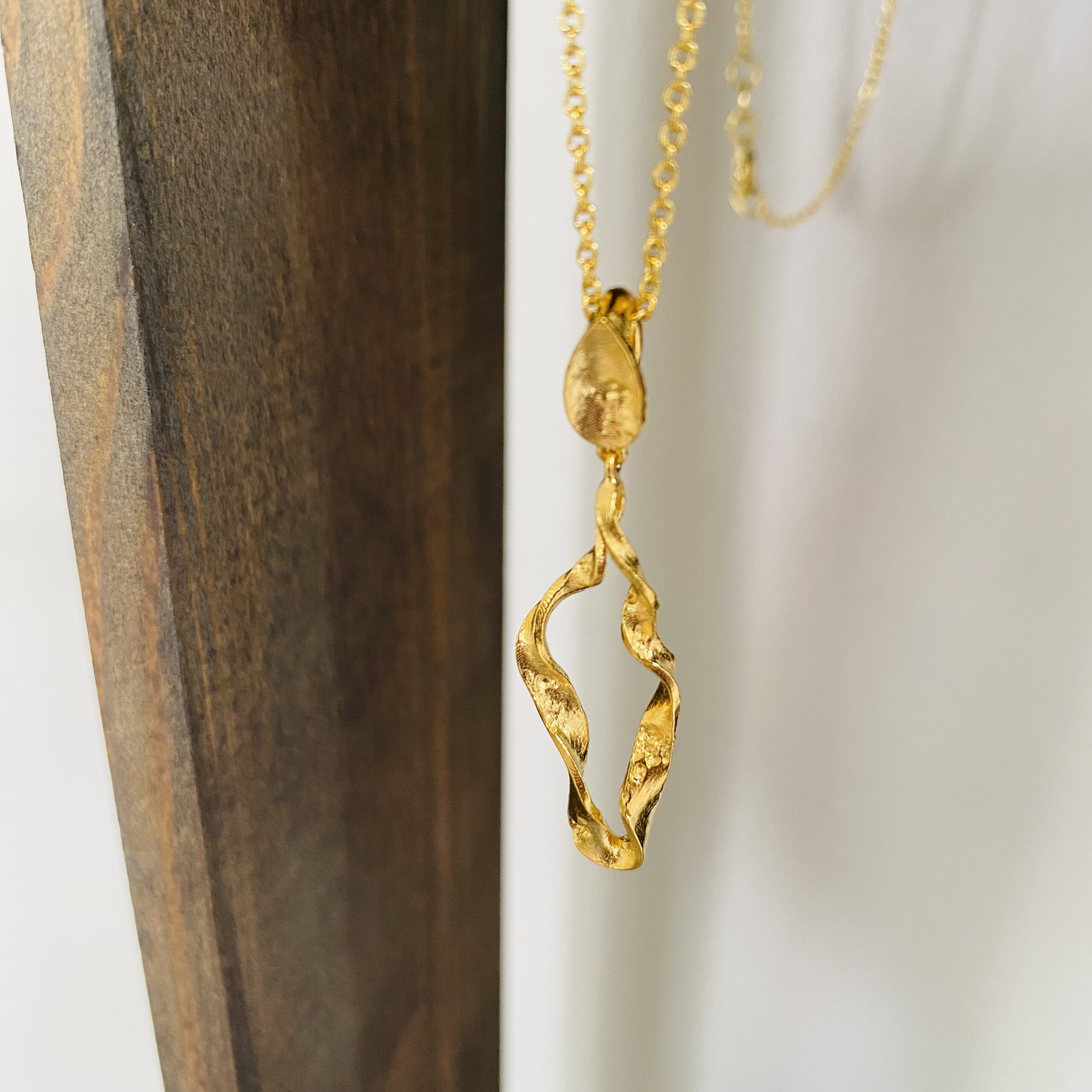 Carla halskæde i forgyldt sølv - Seville Jewelry 2035/3/F - Billede 3