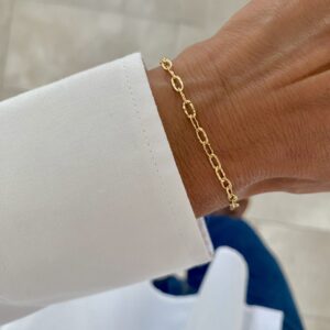 Norma armbånd i forgyldt sølv - Seville Jewelry 81046/F