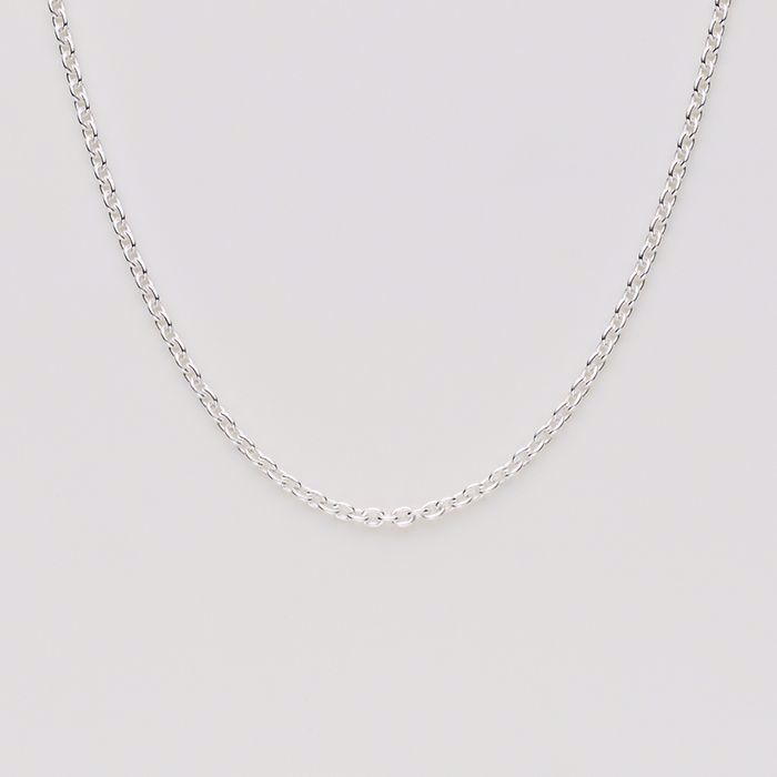 Rund anker kæde 0,5mm sølv - Guld & Sølv Design 8512