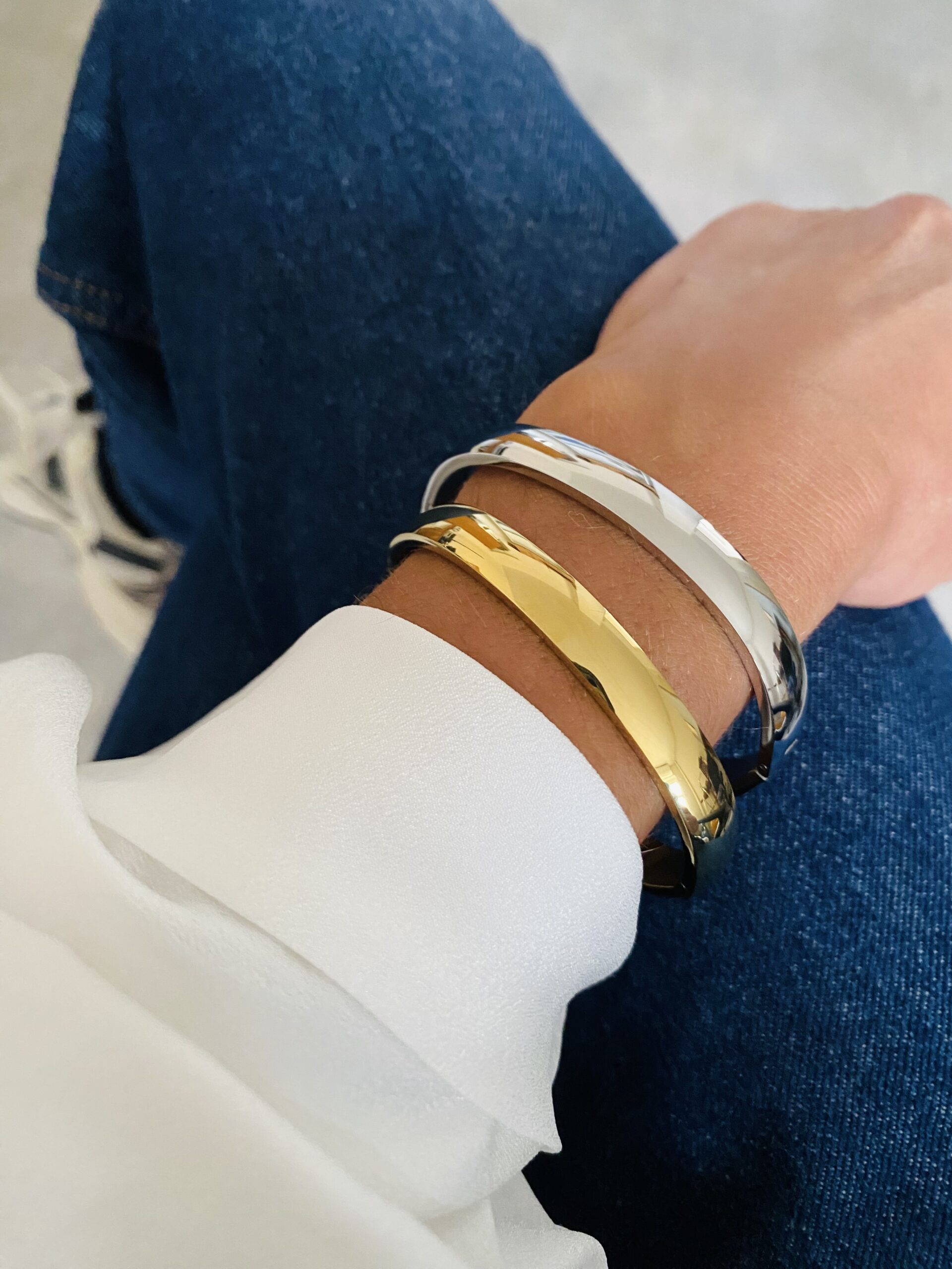 CO88 armring guldbelagt stål 8CB-91324 - Billede 2