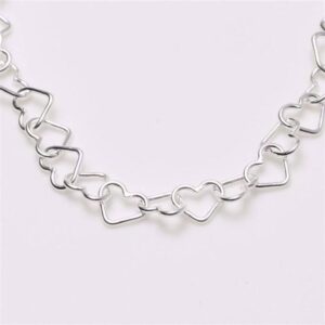 Børne armbånd med hjerter i sølv- Guld & Sølv Design 8766