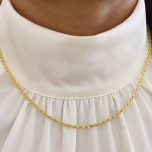 Seville Jewelry halskæde cordel i forgyldt sølv - 8956/42/F