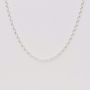 Anker facet kæde 0,6 mm sølv - Guld & Sølv Design 8866