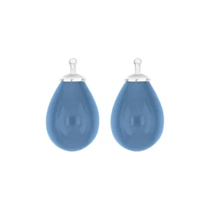 Dråbe vedhæng til Øreringe -Bøhmisk kvartsglas – Heide Heinzendorff