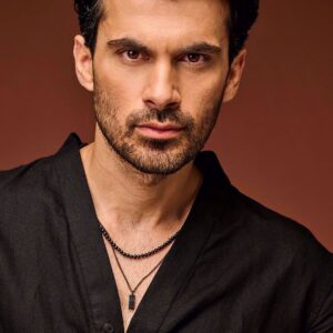 Halskæde til mænd - Sorte agat sten 60cm - 7FN-0009