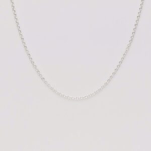 Rund anker kæde 0,35mm sølv - Guld & Sølv Design 8751