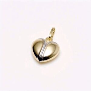 Hjerte vedhæng 8kt guld 10mm x 11mm - 7313/08
