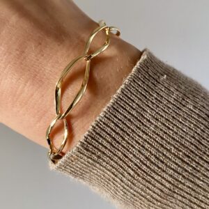 Armbånd i forgyldt sølv - Guld & Sølv Design