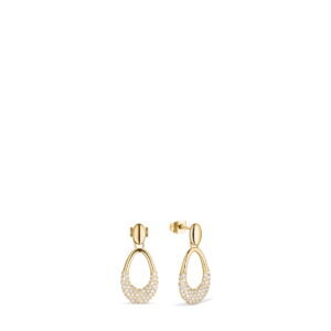 Bering Arctic Pavé dråbe øreringe 757-27-05