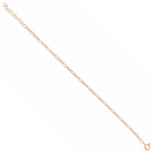 Link armbånd forgyldt sølv - Guld & Sølv Design 8999/F