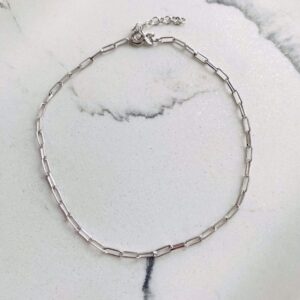 Link ankelkæde i sølv - Guld & Sølv Design 8999/27