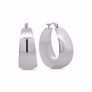 Hoops øreringe 30mm i rustfrit stål - CO88