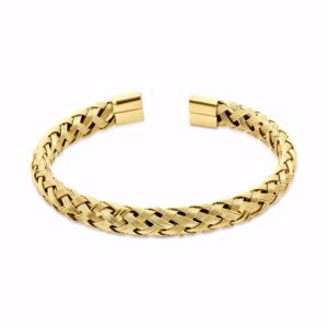 Armring i rustfrit stål PVD- Guldbelægning - CO88