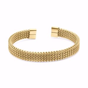 Armring i rustfrit stål PVD- Guldbelægning - CO88