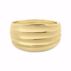 Armring i rustfrit stål PVD guldbelægning - CO88