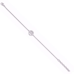 Livets Træ armbånd i 925 sterling sølv - Guld & Sølv Design 8974