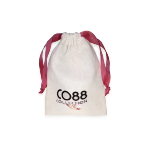 Dobbelt flad slange halskæde i tofarvet stål - CO88