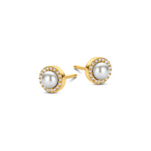Spirit Icons forgyldte EUPHORIA perle ørestikker 41862