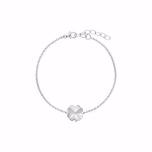 Sølv firkløver armbånd – Guld & Sølv Design