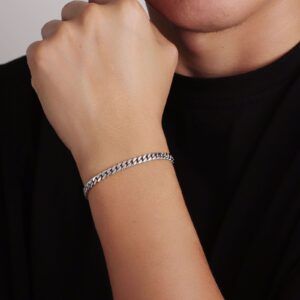 Panser armbånd i rustfrit stål – 5 mm – 19/20,5 cm