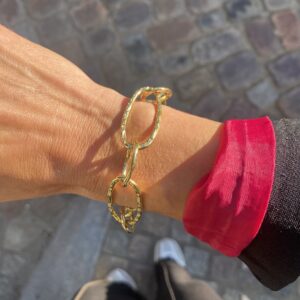 Armbånd i rustfrit stål PVD- Guldbelægning - CO88