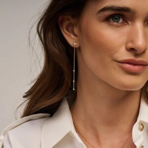 Alma øreringe i forgyldt 925 sterling sølv med zirkonia – Spirit Icons