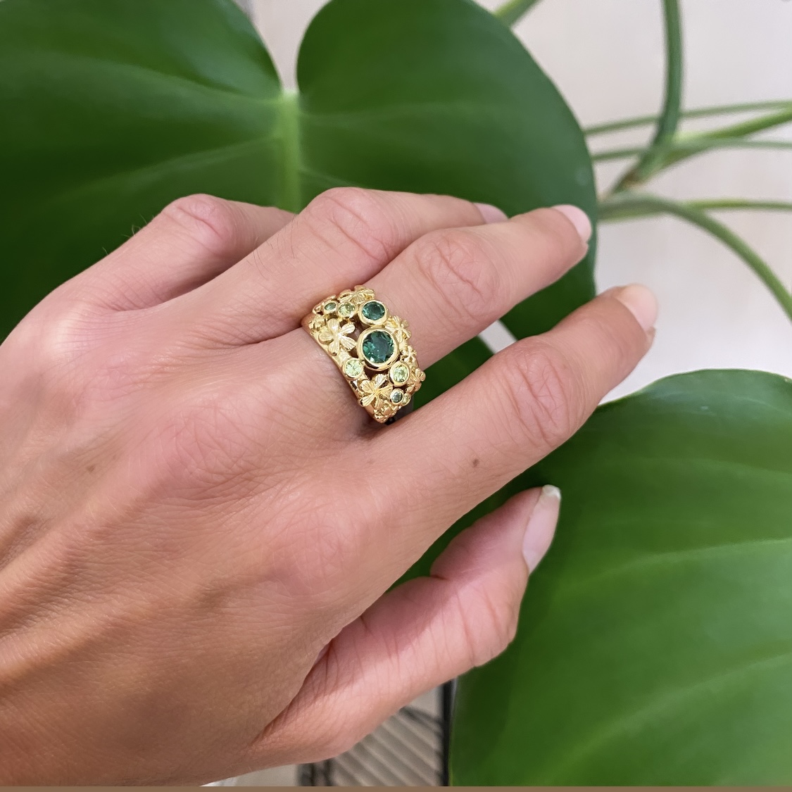 Rabinovich ring PRIMROSE forgyldt sølv 73020328 - Billede 2