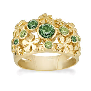 Rabinovich ring PRIMROSE forgyldt sølv 73020328