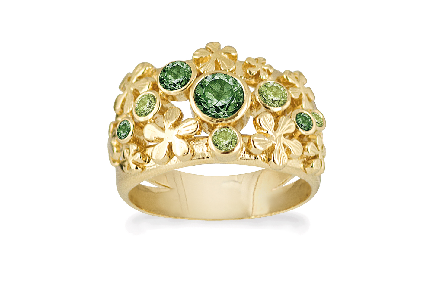 Rabinovich ring PRIMROSE forgyldt sølv 73020328