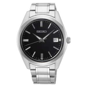 Seiko SUR311P1 Classic – herreur i stål med sort urskive