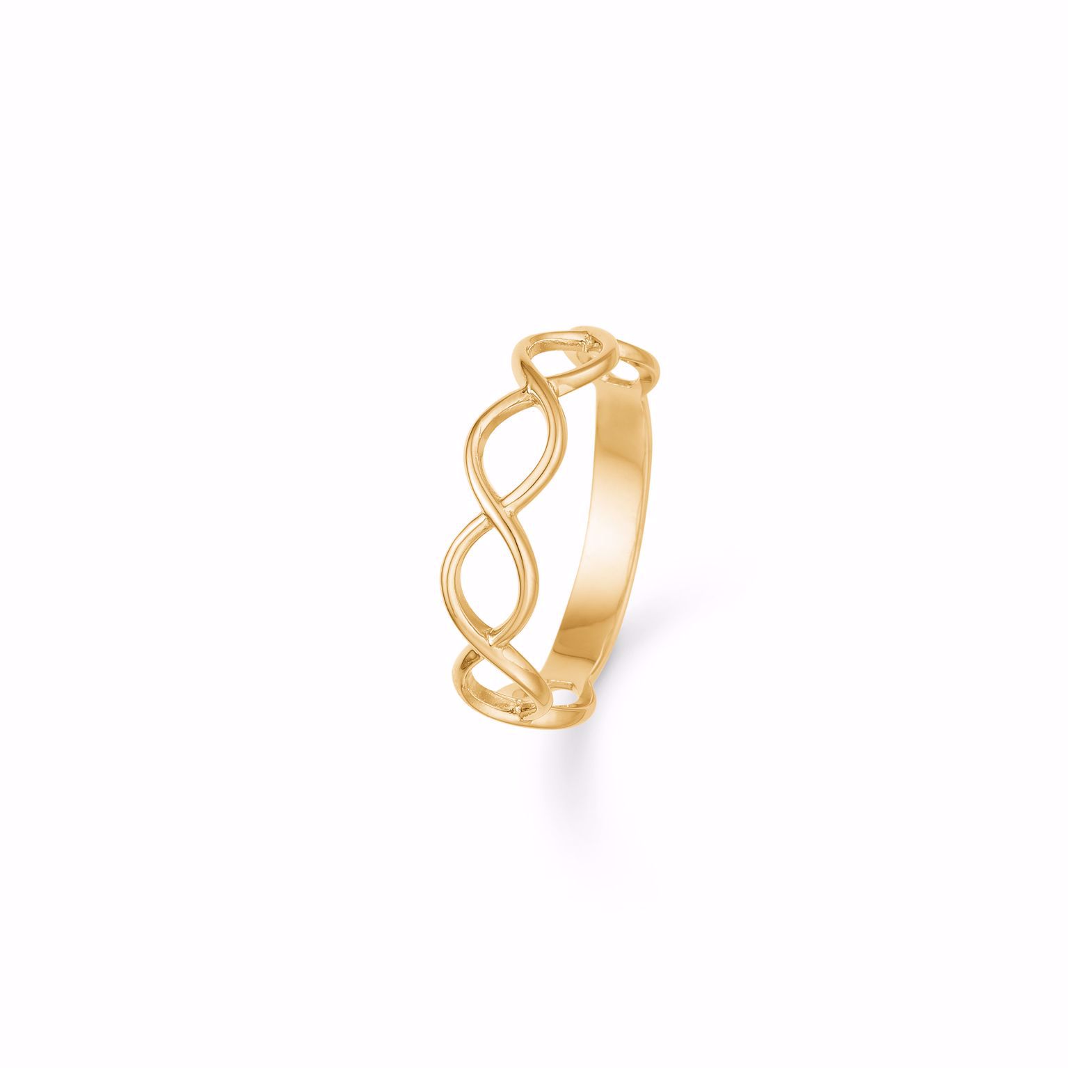 Guld & Sølv Design 8 karat guld ring 6356/08