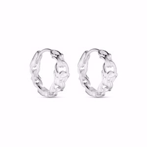 Bismark creoler i 925 sterling sølv – Guld & Sølv Design