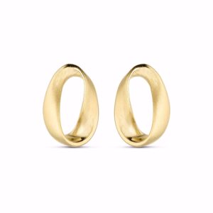 Øreringe i 8 kt. guld – Guld & Sølv Design